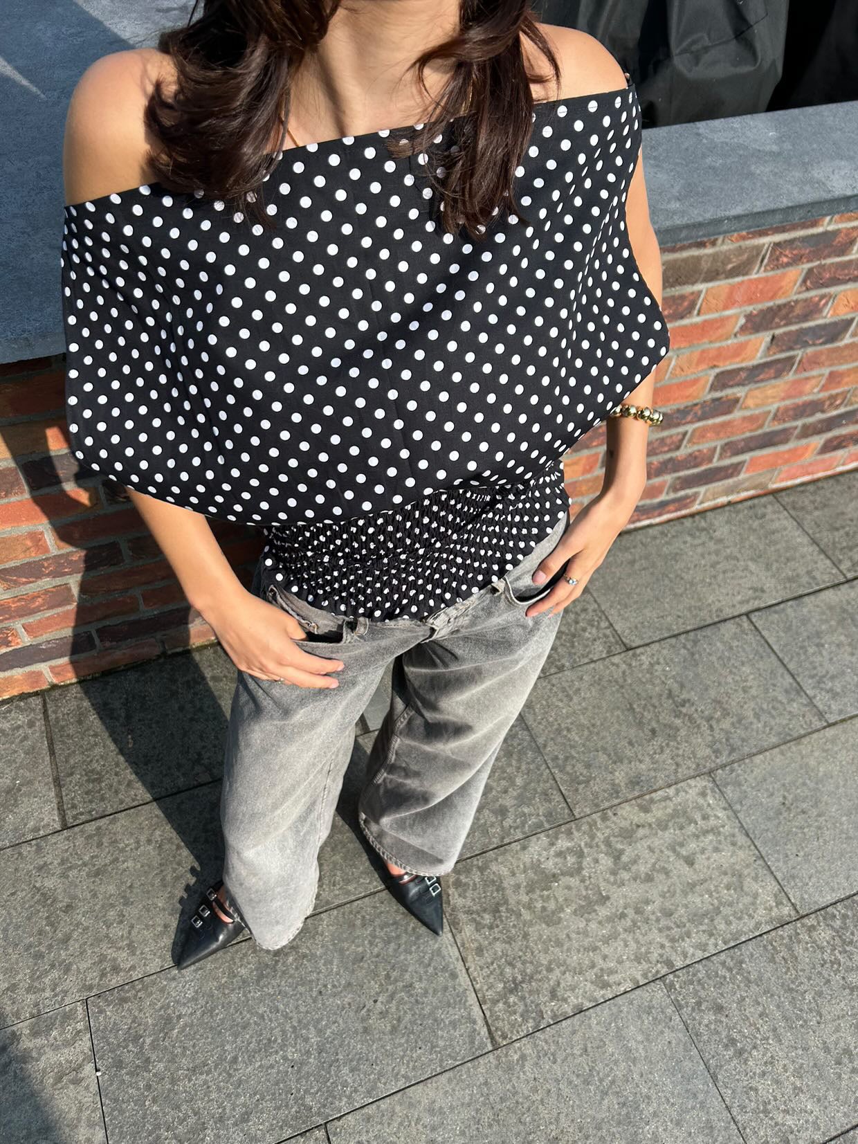 Quin Top - Polka Dot