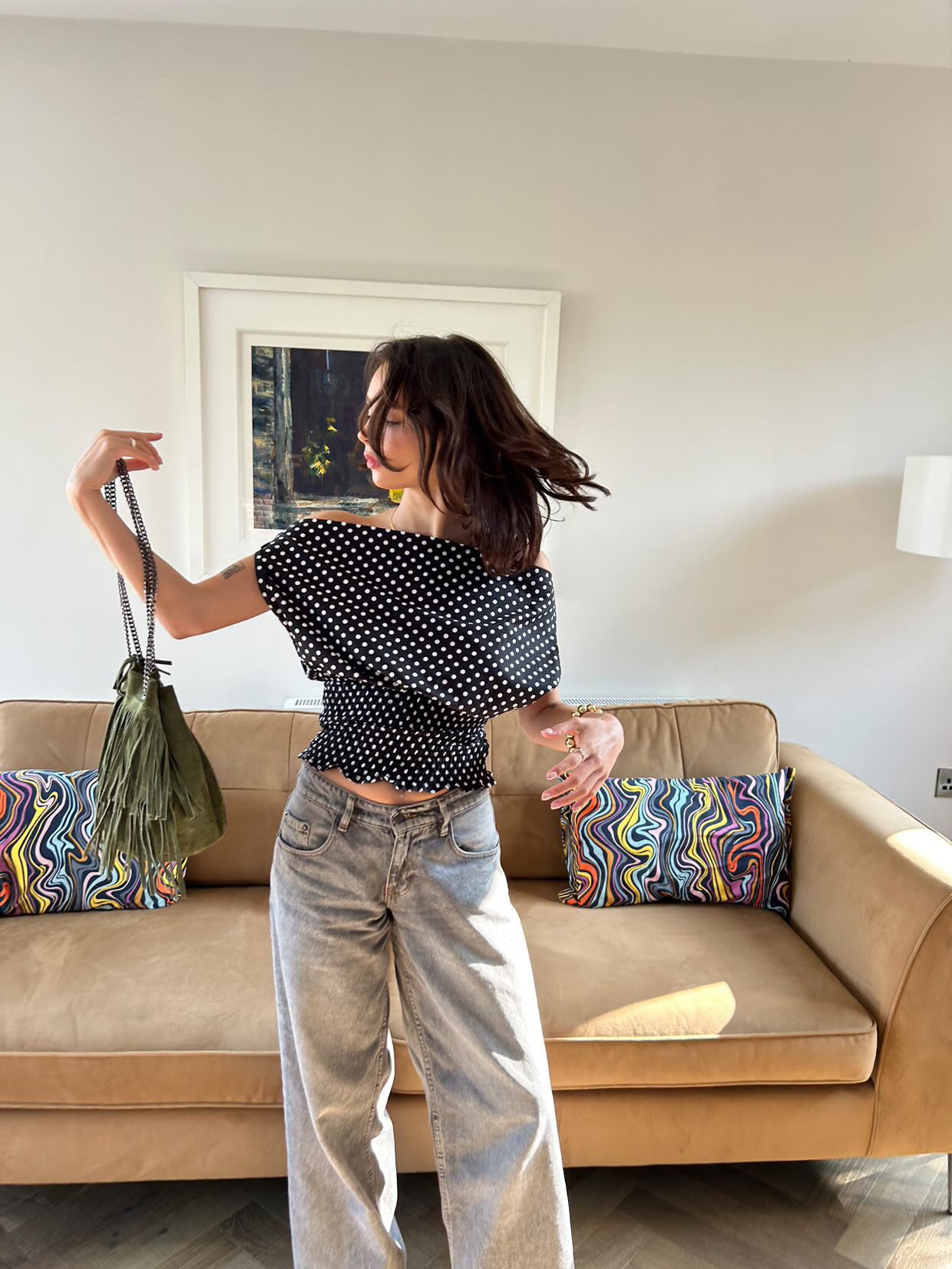 Quin Top - Polka Dot