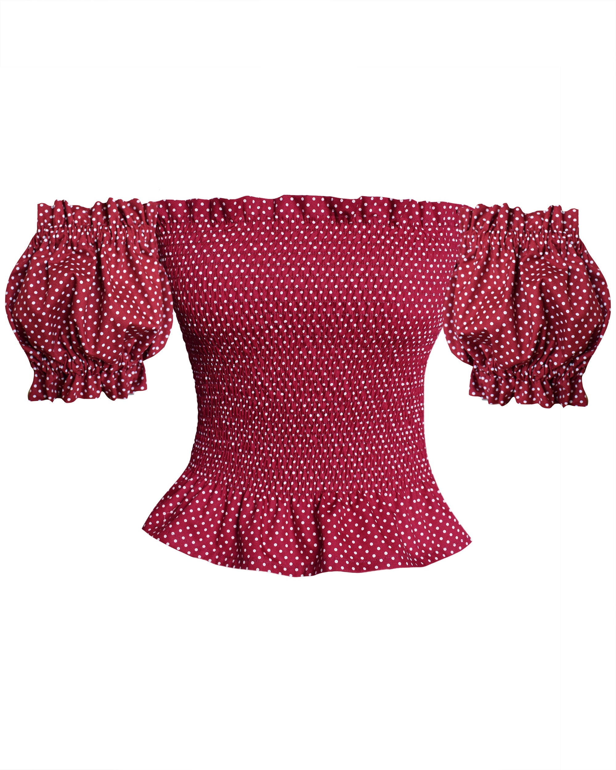 Strawberry Top - Dotty Pomegranate