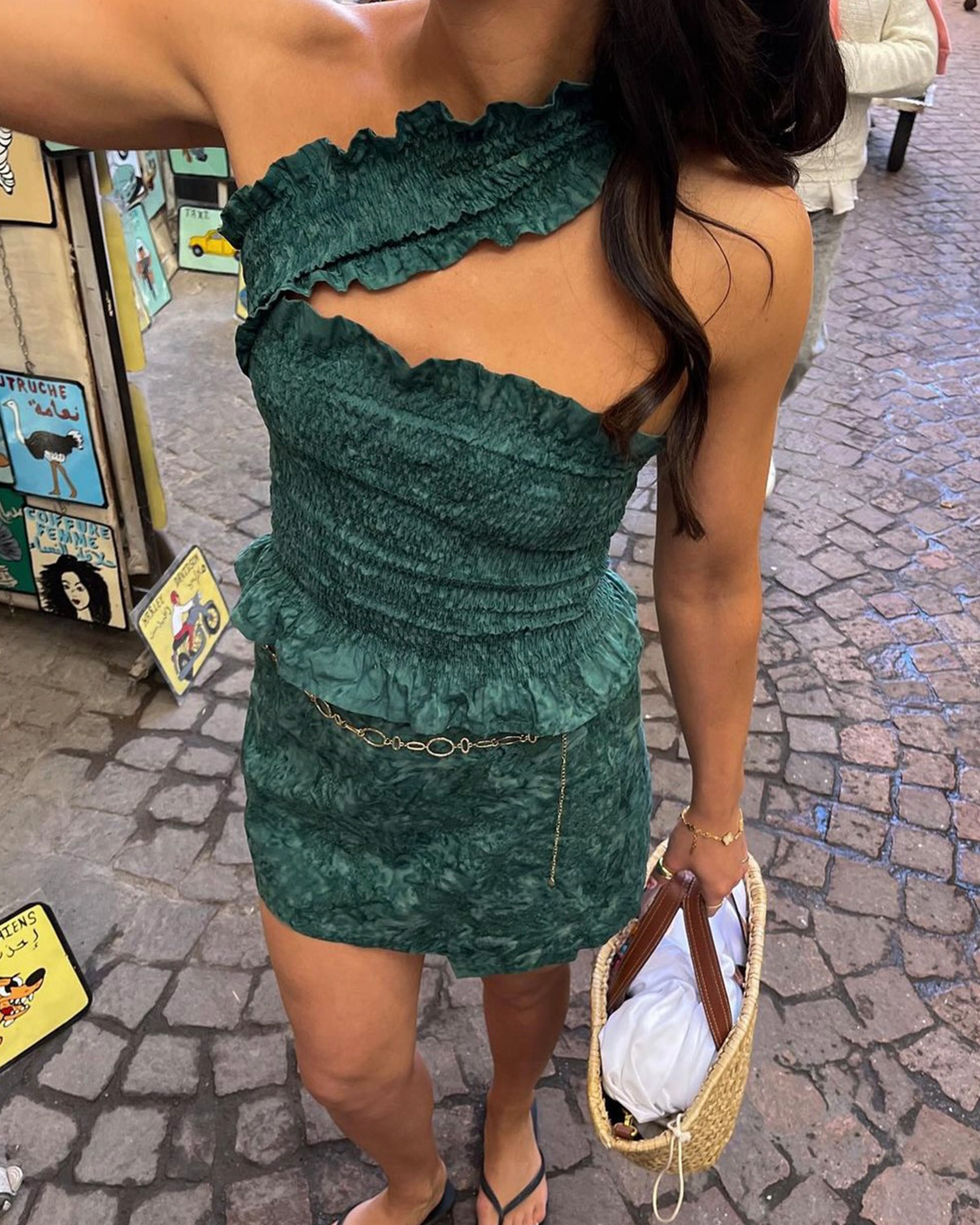 Dionne Top - Emerald Batik