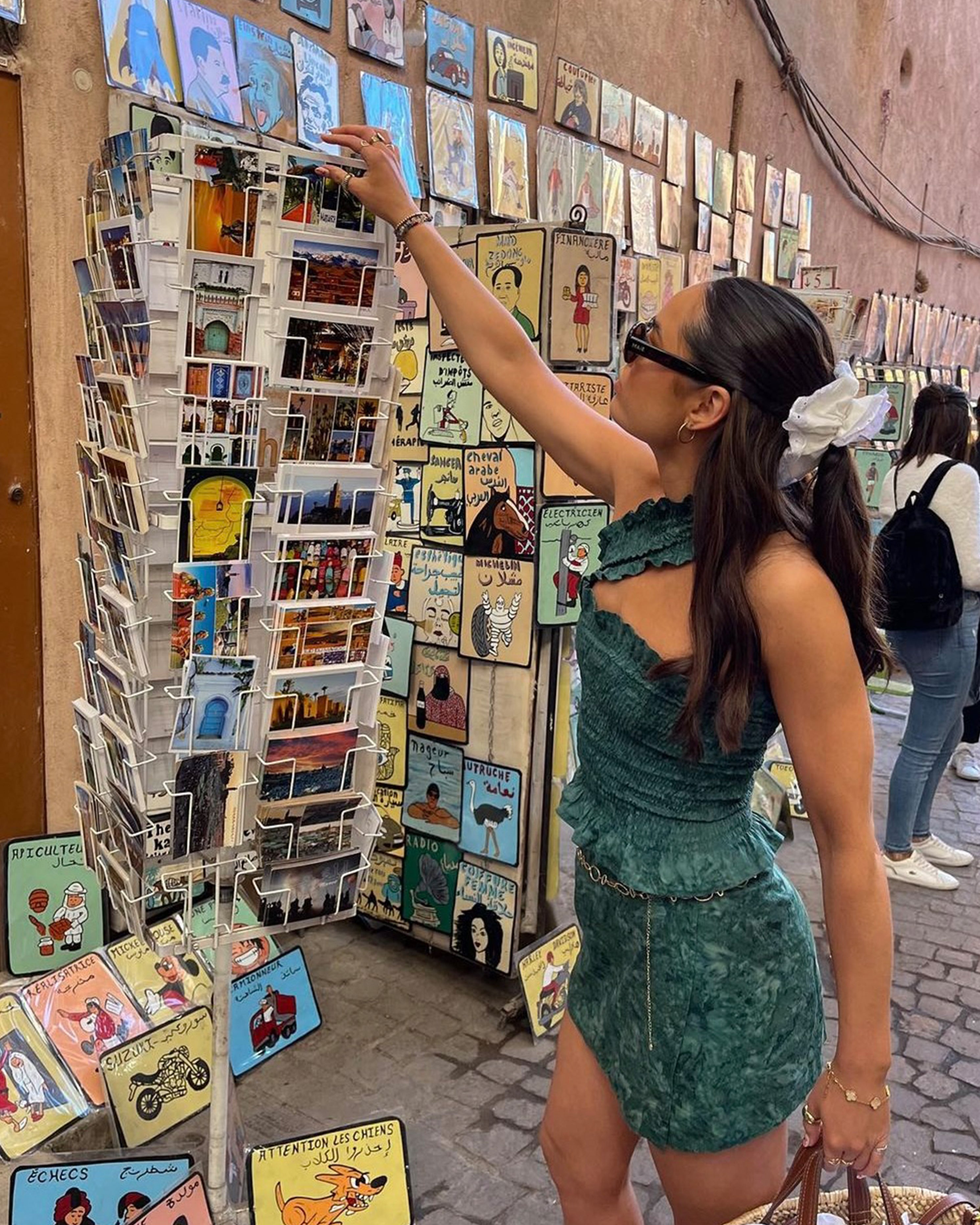 Dionne Top - Emerald Batik