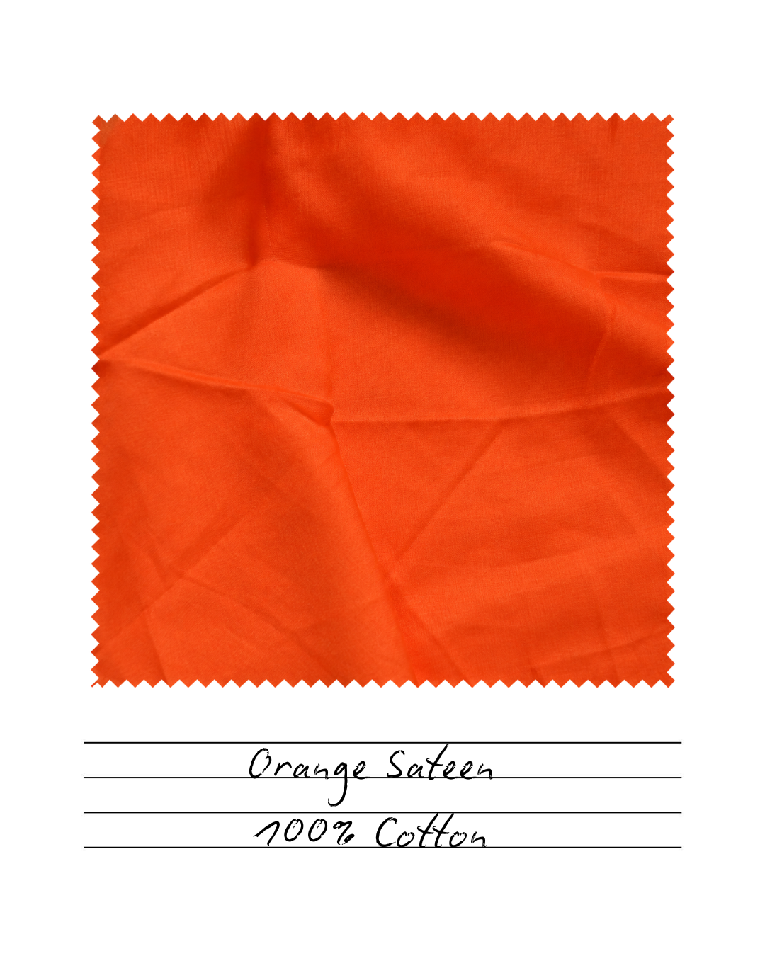 Orange Sateen