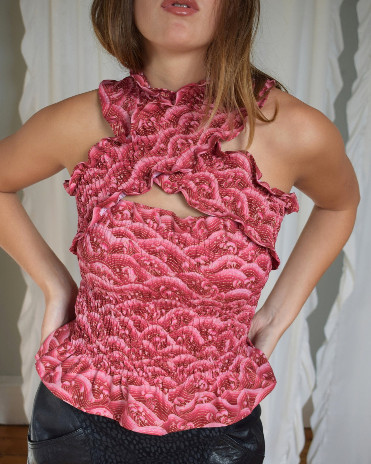 Odyssey Top - Pink Wave
