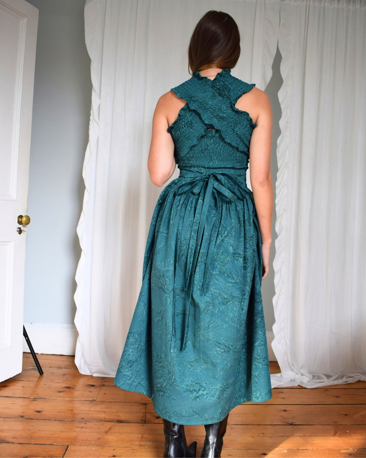 Mabel Skirt - Emerald Batik