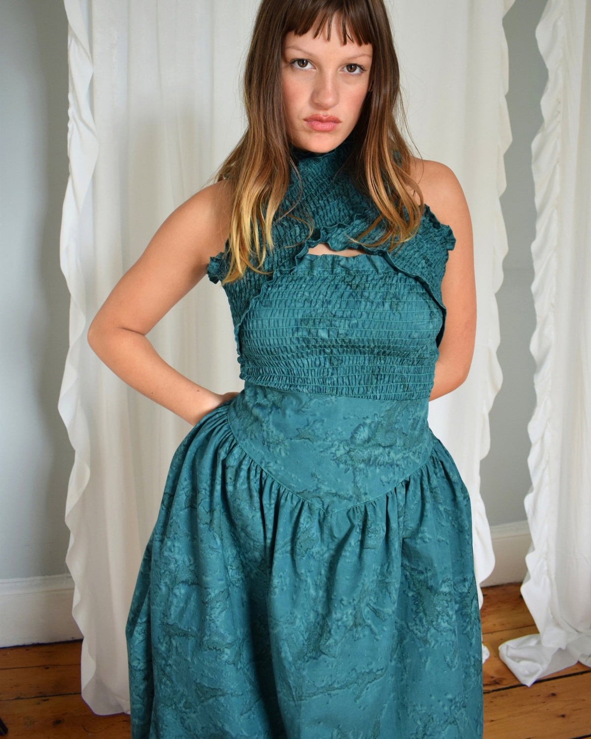 Odyssey Top - Emerald Batik