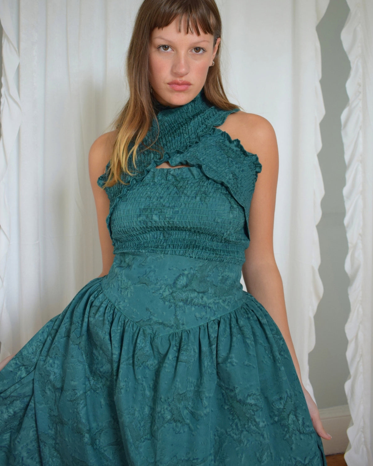 Mabel Skirt - Emerald Batik