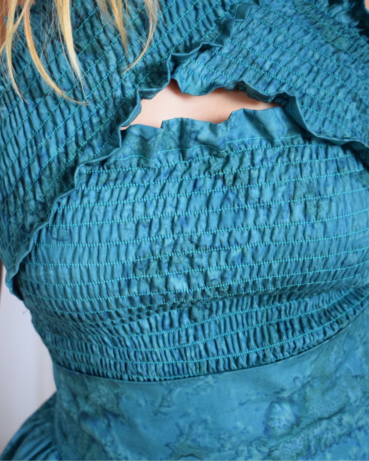 Odyssey Top - Emerald Batik