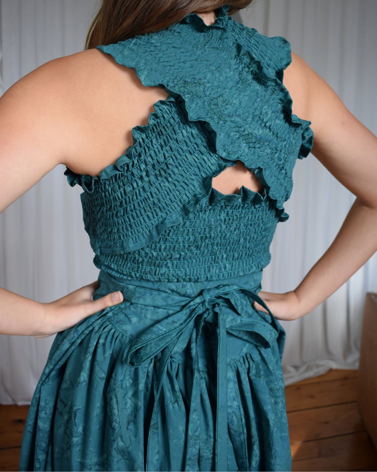 Mabel Skirt - Emerald Batik