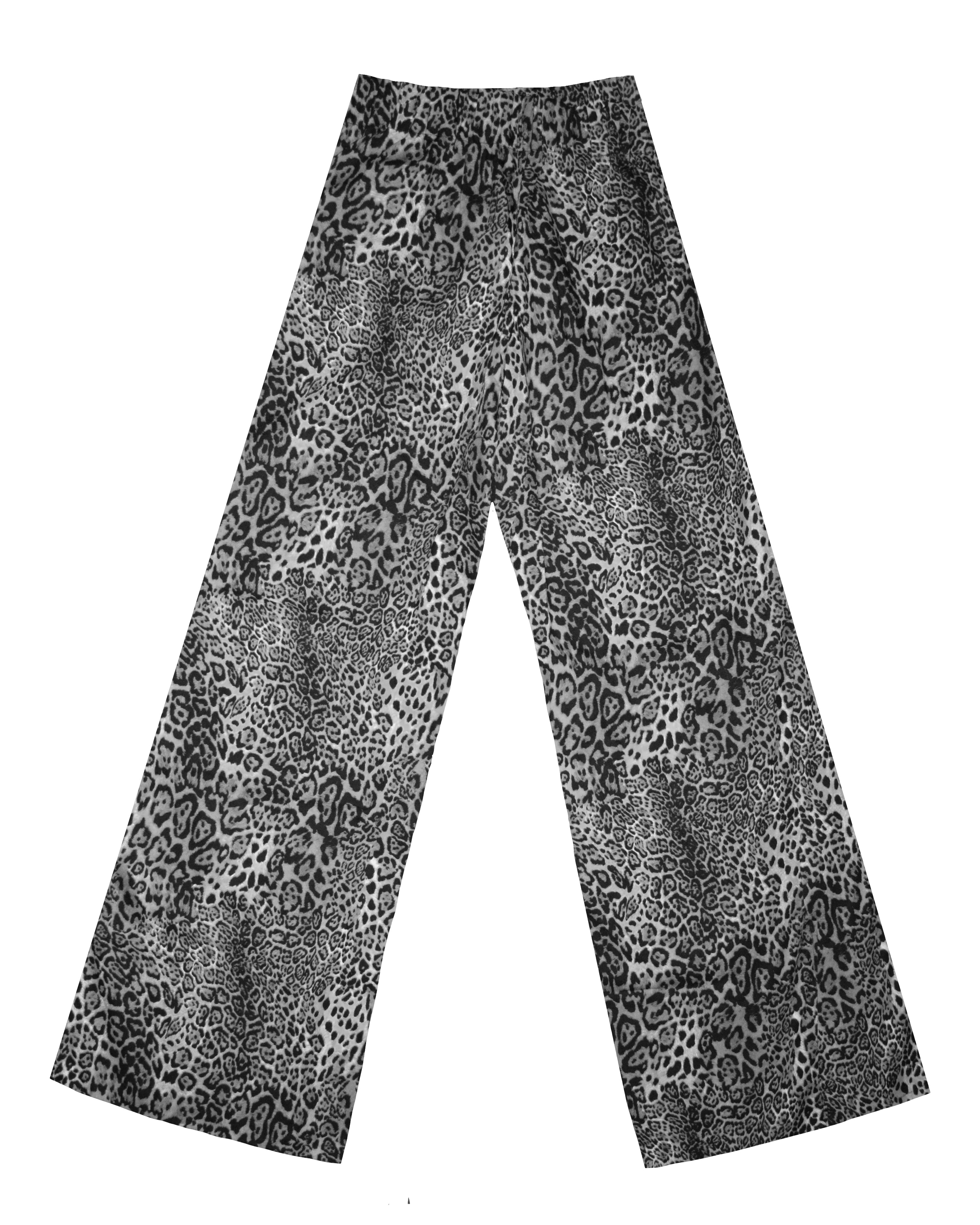 Aeros Trousers - Grey Leopard