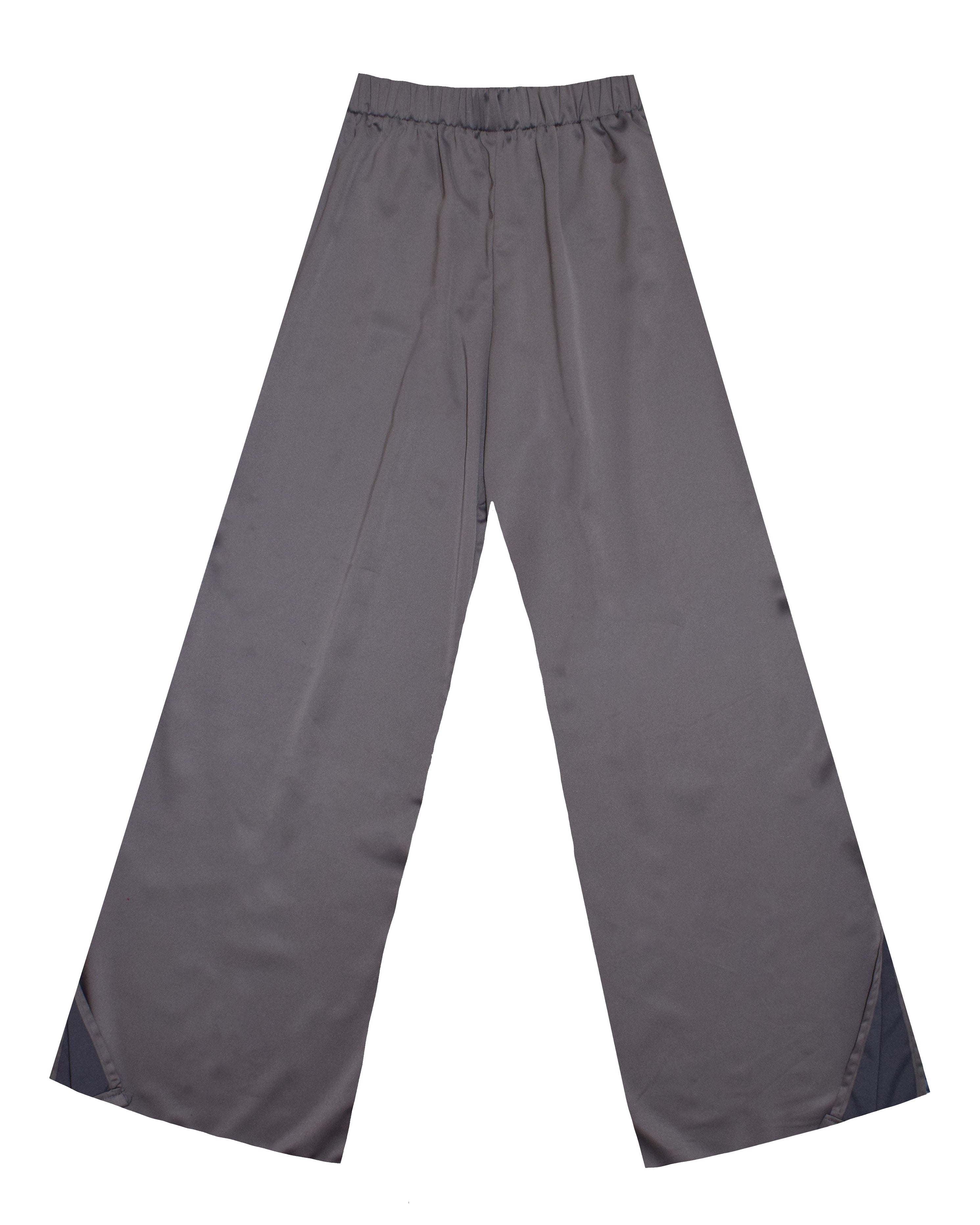 Aeros Trousers - Sterling Silver Satin