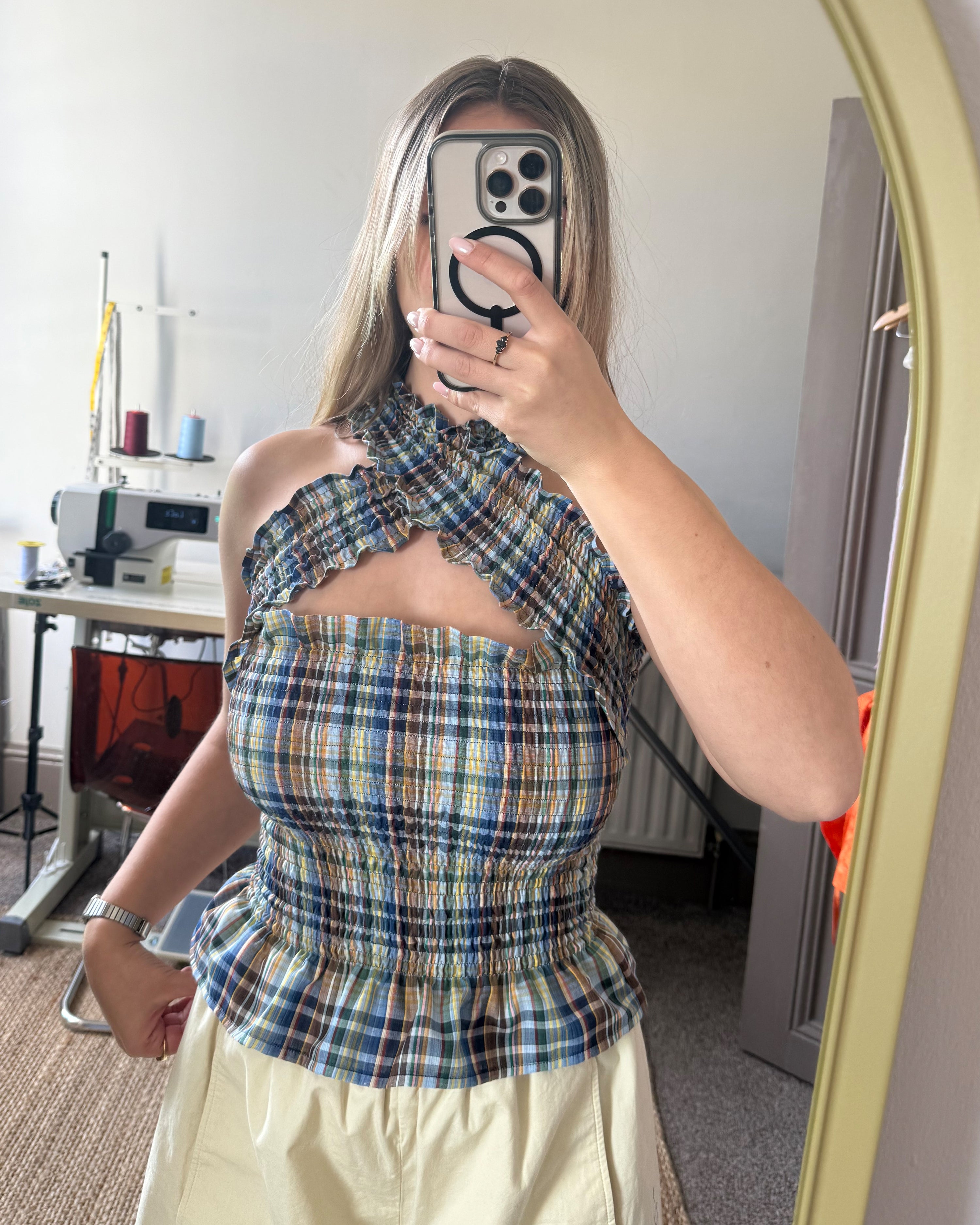 Odyssey Top - Sundaze Plaid