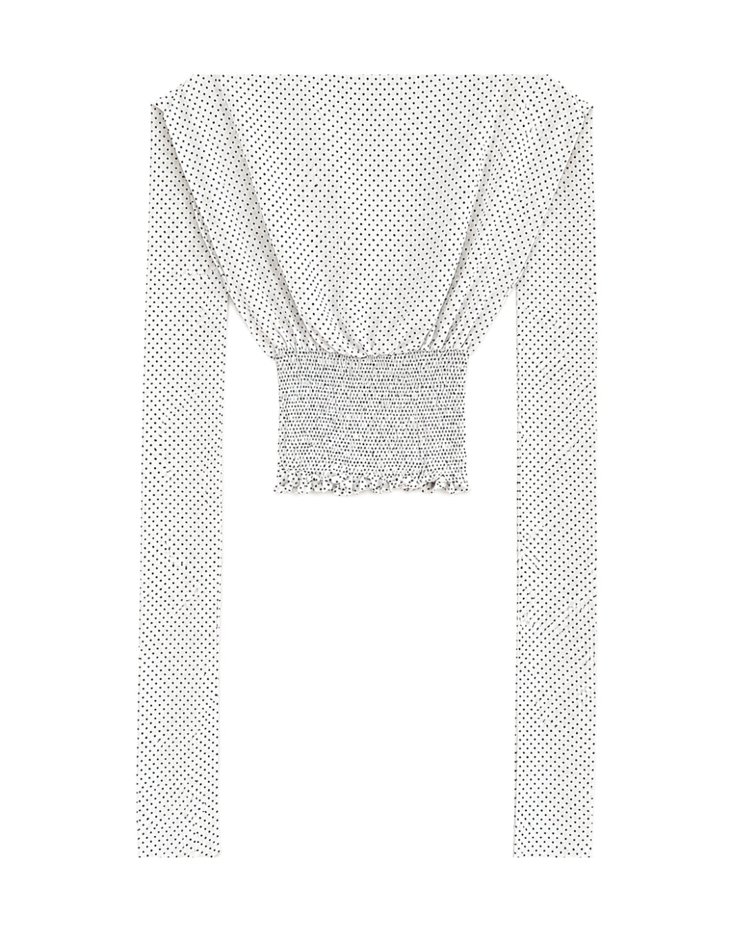 Quin Scarf Top - Polka Dot