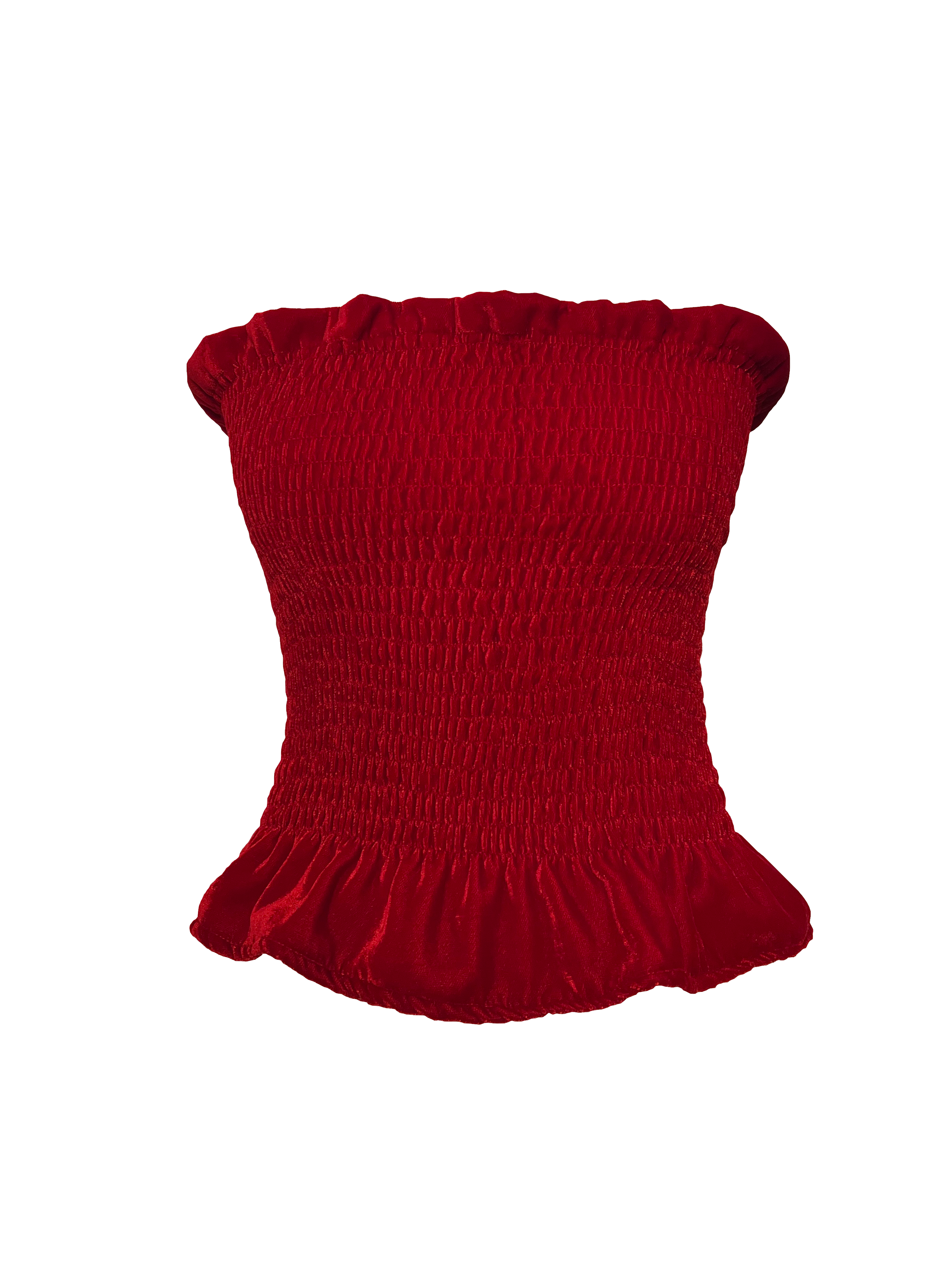 Red Velvet Bodice - UK6-8