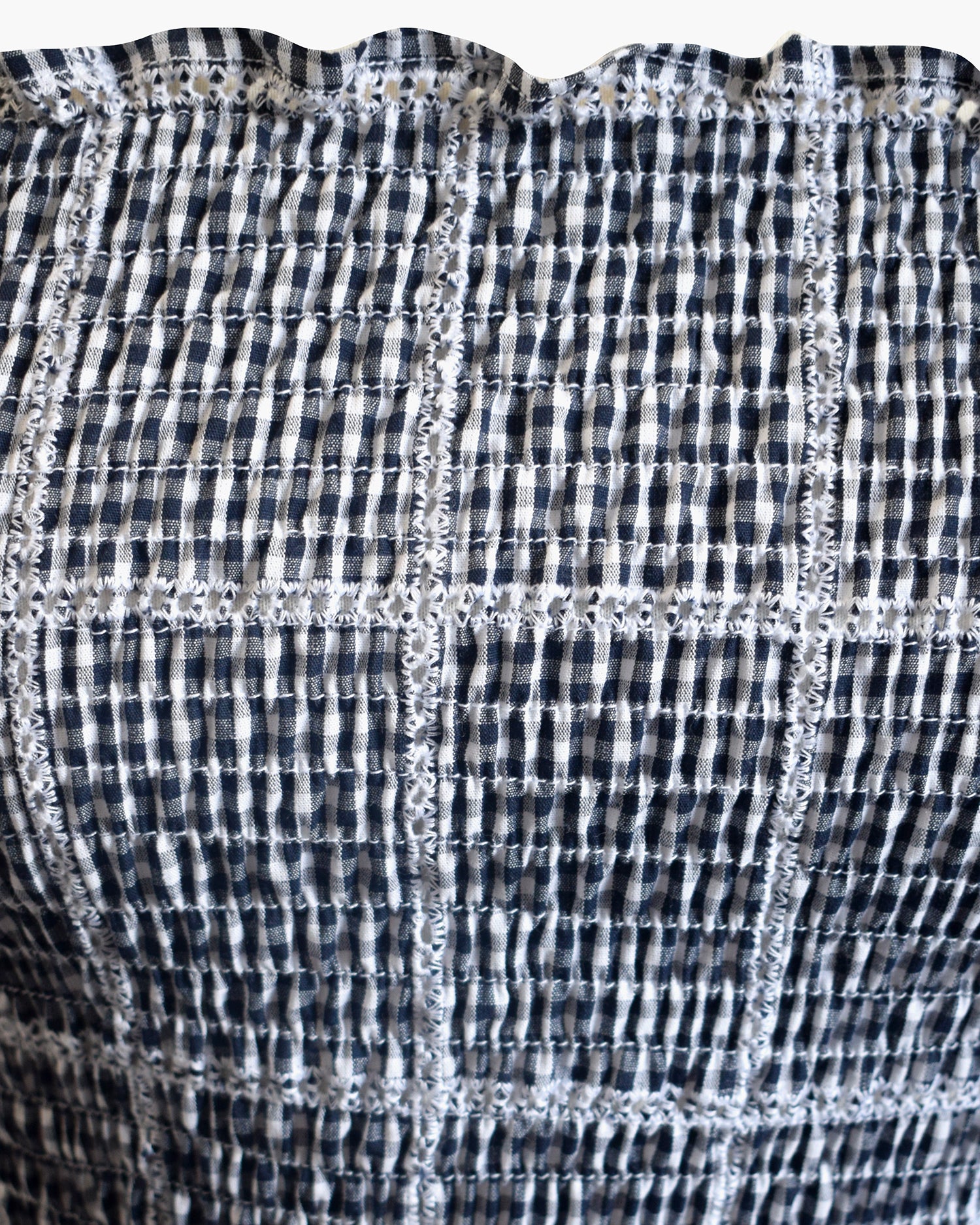 Rumi Bodice - Square Lace Gingham