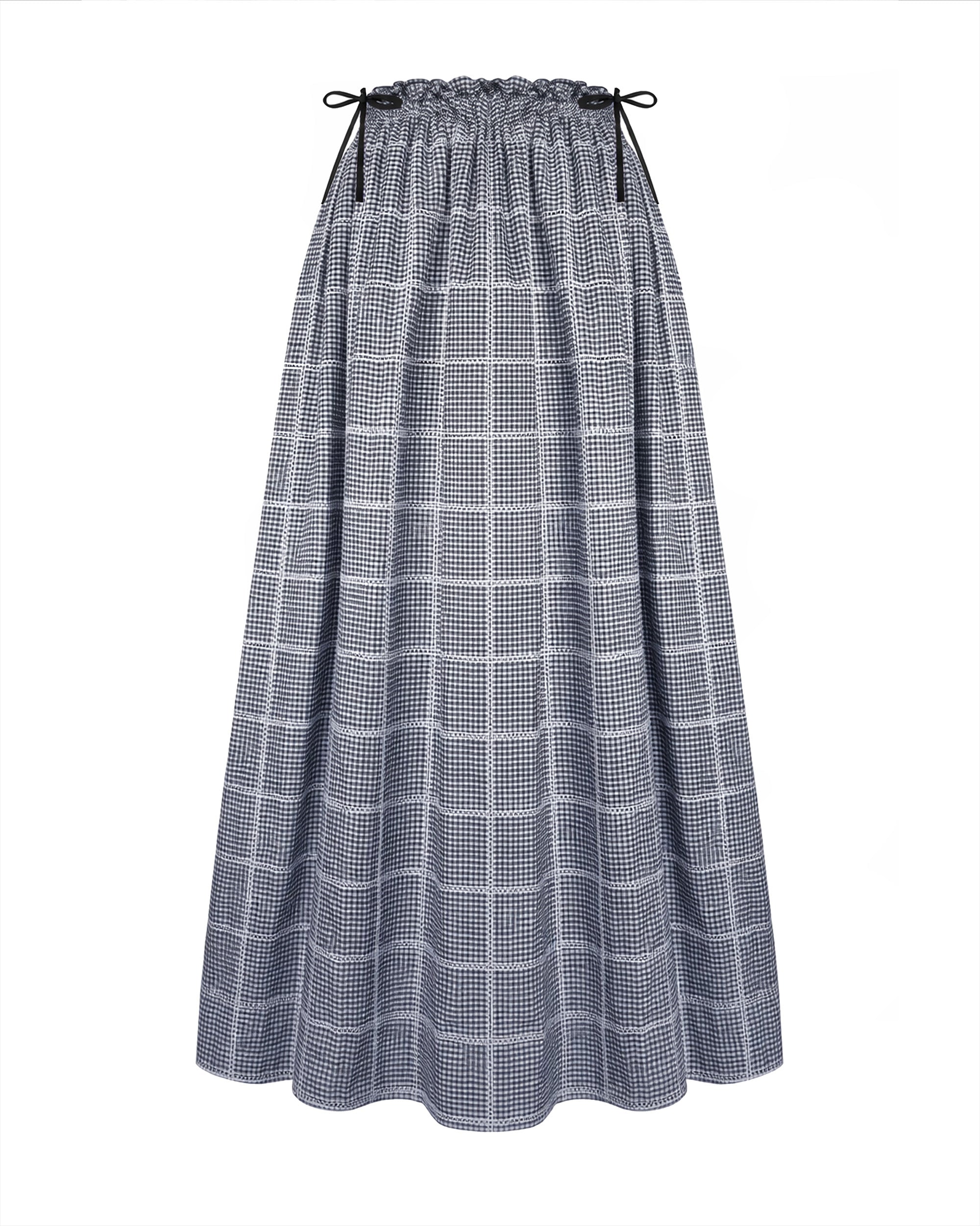 Tori Skirt - Square Lace Gingham